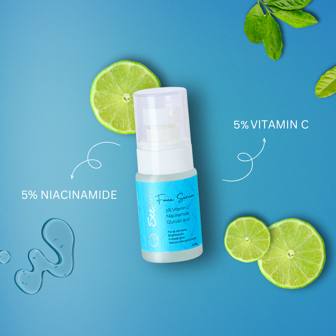 Vitamin C Face serum with Niacinamide & Hyaluronic Acid (30ML)   Brightening Serum