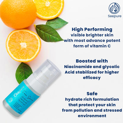 Vitamin C Face serum with Niacinamide & Hyaluronic Acid (30ML)   Brightening Serum